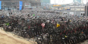 Utrecht Centraal's sea of bikes.